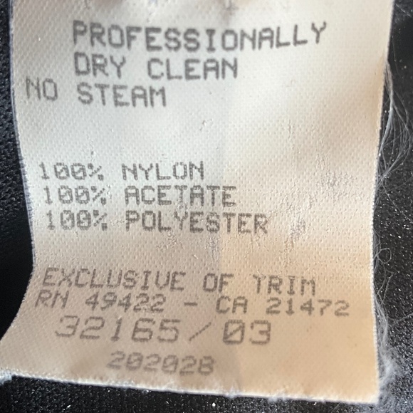 VTG Jessica McClintock Gunne Sax WEDNESDAY Halloween Costume Black Junior 7/8 - Picture 8 of 12